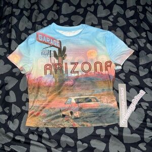 Missguided Arizona Desert Scene T-Shirt - Multicolor